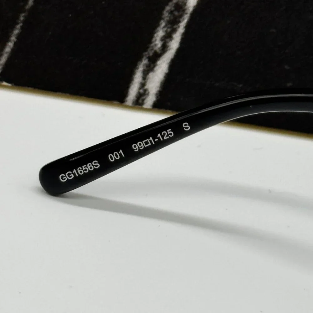 NEW GG1656S 001 GUCCI SHIELD MASK SUNGLASSES GUCCI